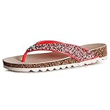  topschuhe24 Femmes Sandales Sandalettes, Pointure:36 EU, Couleur:Pink