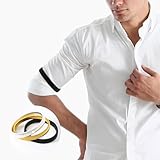 TNSOYCA 3 Pairs Shirt Sleeve Holders,Anti-slip Metal Shirt Sleeve Holders,Stretchy Garter Elastic Armbands,Suit Accessories for Men & Women,Comfortable Wear - Image 7