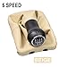 Hacreyatu for VW Beetle 1998 1999 2000 2001 2002 2003 2004 2005 2006 2007 2008 2009 2010 New 5 Speed Gear Stick Shift Knob Leather Boot (Beige)
