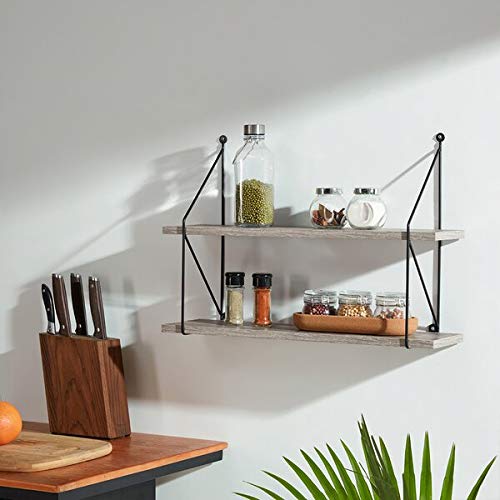 INDIAN DECOR. 28005 Hanging Wire Storage Shelf, Hanging Shelf, Book