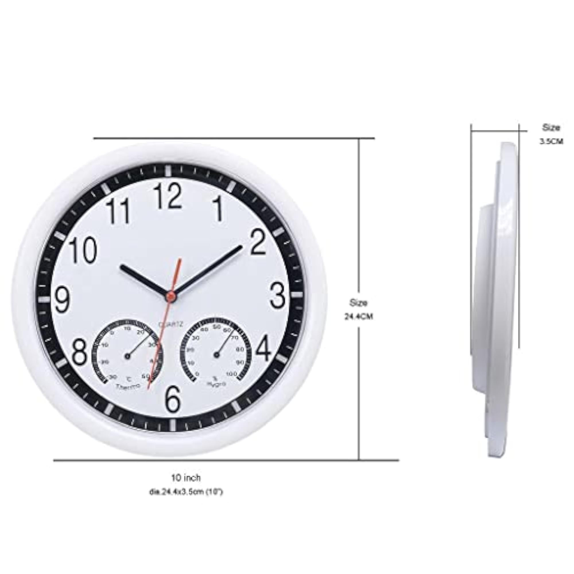 Silent Non Ticking Wall Clock