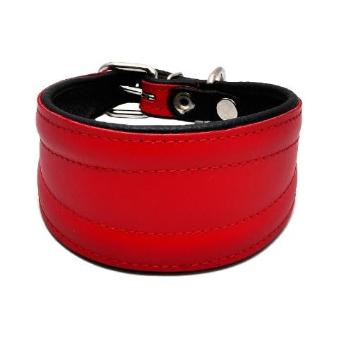 Handmade Greyhound Leather Dog Collar Cover