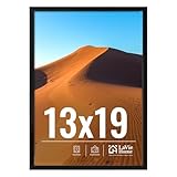 LaVie Home 13x19 Picture Frame for Wall Display, 13x19 Black Picture Frame with HD Plexiglas, 13 x 19 Poster Frame 1 Pack, Display Frame for Vertical or Horizontal, Classic Collection