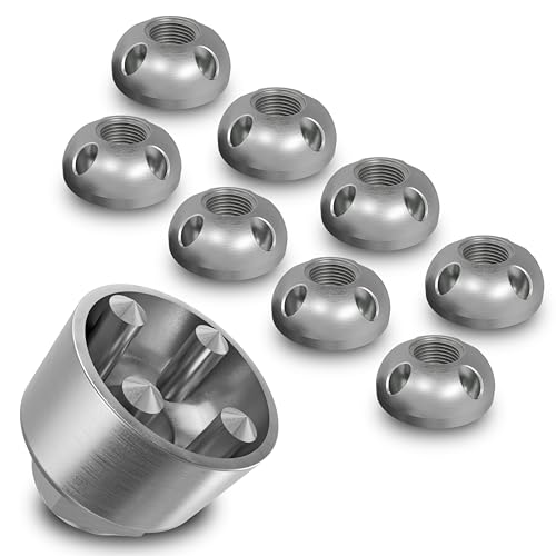 Edelstahl Anti-Diebstahl Muttern M6 M8 M10 M12 V2A diebstahlhemmende Sicherheitsmutter V2A...