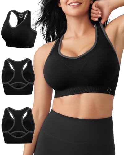 Image of FITTIN Supportive Sports Bra for Large-Bust: 12-Hour Zero-Pressure Comfort