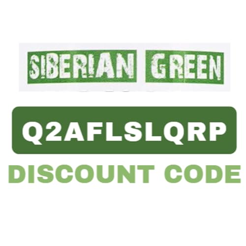 Verified Siberian Green Discount Code = Q2AFLSLQRP Enjoy 15% Savings On Entire Cart