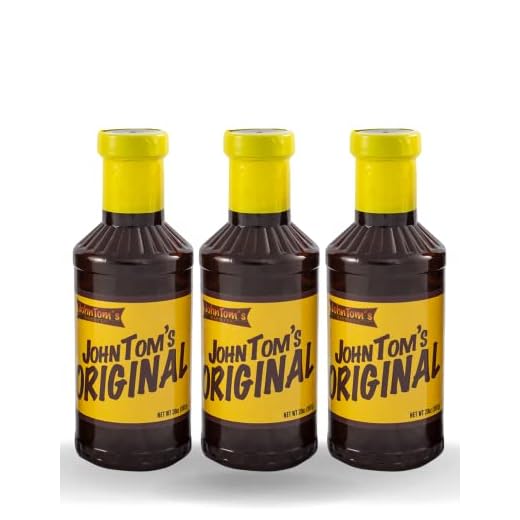 JohnTom's Original Barbecue Sauce - Gourmet BBQ Sauce (20 oz 3 Pack) - Made with All Natural Ingredients. Good as Brisket Marinade, Dipping Sauce, Meatballs, Pulled Pork, Veggies, Ribs, & Wings!