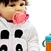 Baby Doll Accessories Magic Bottle Set Magic Disappearing Milk Juice Bottles Sippy Cups with Pacifiers Bowl Spoons, Doll Bottle Toys Feeding Pretend Playset for Kids Girls Ages 3+ (Big Set(12pcs))