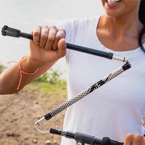 TREKOLOGY Black Trekking Pole Tips Replacement (New 6pc Pack) - Thumbnail 6