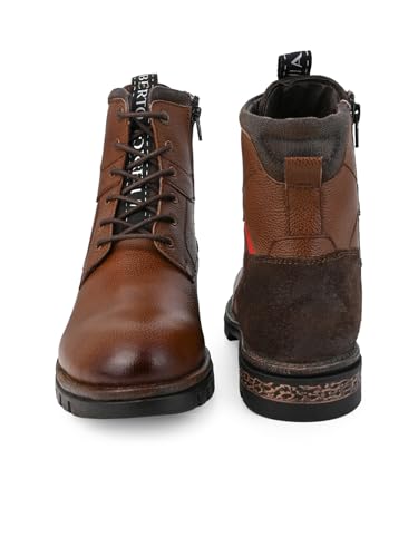 Image of ALBERTO TORRESI Headon Series Devl558 Mild Leather Lace Up Boots