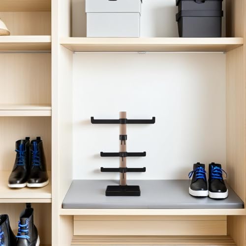 Soporte para cascos y gafas de ciclismo estante organizador de escritorio para equipo deportivo 5