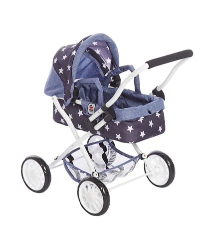 Bayer Chic 2000® Puppenwagen Smarty – Sternchen Navy –...