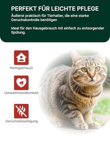 Vielschichtig Antibacterial Katzenstreu Pellets aus Weißes Zedernholz | 100% Pflanzliche Katzenstreu Staubfrei mit Maximaler Saugkraft | 7L