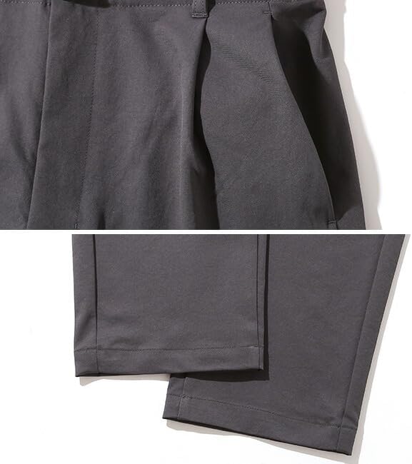 ゴールドウィン ワンタックテーパードストレッチパンツ（グレー