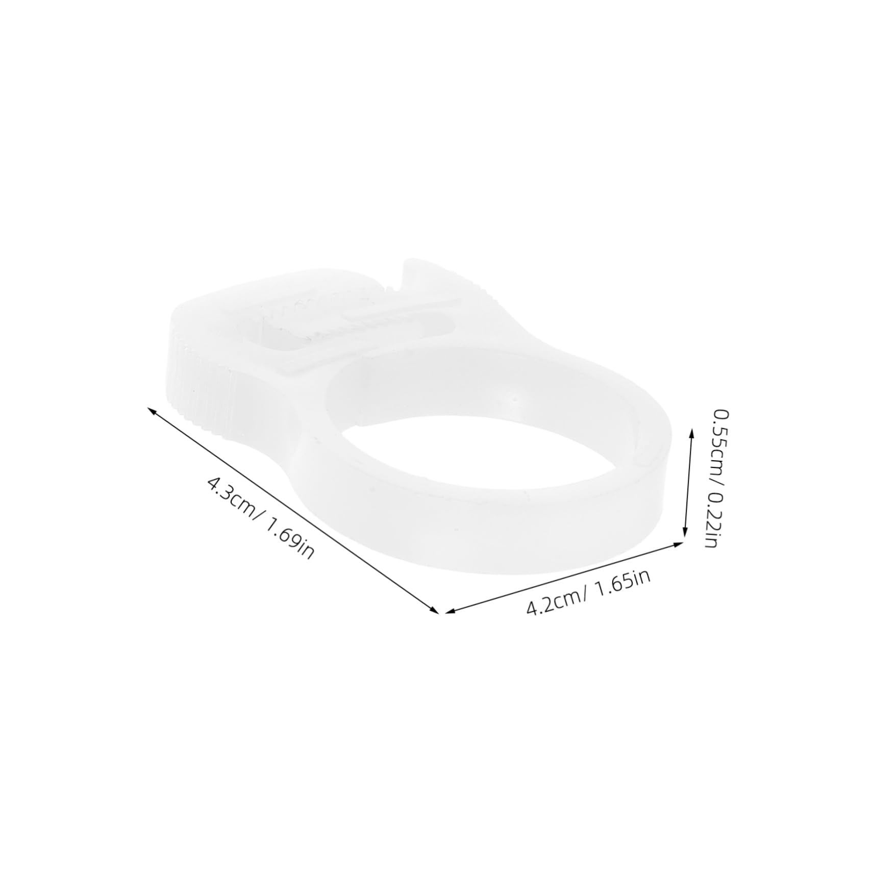 Alipis Garden Hose Repair Clamps 10pcs Plastic Clamp for Drip Irrigation for Irrigation Tubes