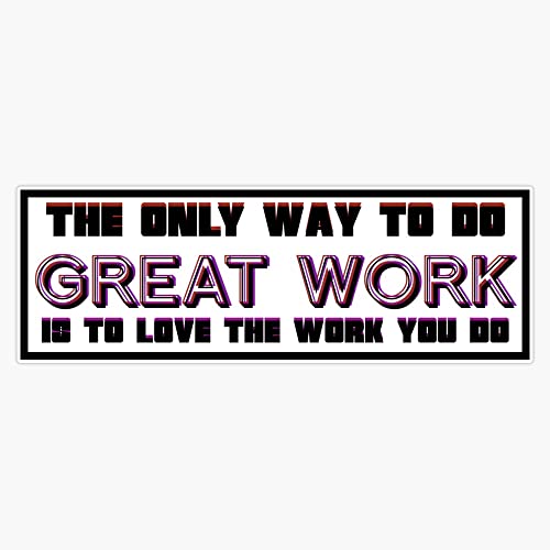 Pack of 4-3 Inch - Steve Jobs Motivational Quote Sticker