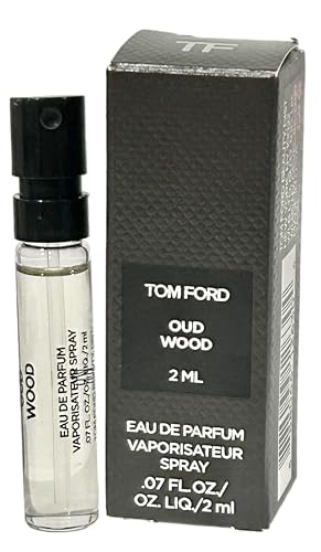 Image of Tom Ford Oud Wood Eau de Parfum Unisex Sample Small Travel Size Spray Perfume 0.07 fl oz / 2 ml
