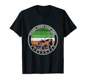 Rasenmähen, Diagonalstreifen, stabile Hände, Rasenpflege T-Shirt