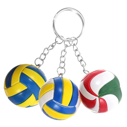 Porte-clés de Volley-ball anti-perte portable en alliage pour retrouver ses clés