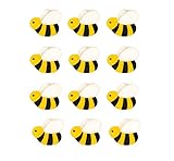 Oasis Supply, Edible Fun Shapes | Sugar Hand Painted Cake, Cupcake Toppers | 1' Bumble Bees