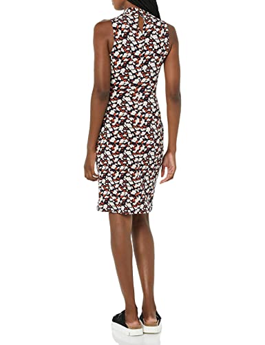 Image of Amazon Essentials Women's Sleeveless Faux Wrap Dress with Crossover Twist Neck