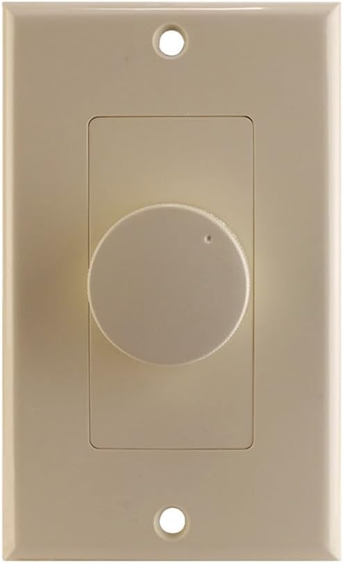 Saga Elite 60-Watt Non-Impedance Matching Rotary Volume Control with Resistor-Based (White, Almond, & Ivory)