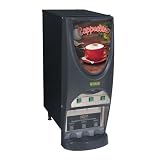 Bunn iMIX-3S+ BLK Powdered Cappuccino Dispenser with 3 Hoppers - 120V (Bunn 38600.0050)