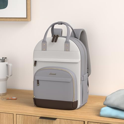 Image of LOVEVOOK Laptop Backpack for Women, Travel Backpacks Work Anti-Theft Bag, Backpack Purse, Conputer bags with USB, Waterproof