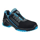 Steitz Secura F39712 VD PRO 1500 Boa S2 Halbschuh, Schwarz/Blau, XB Weite, 44 Größe