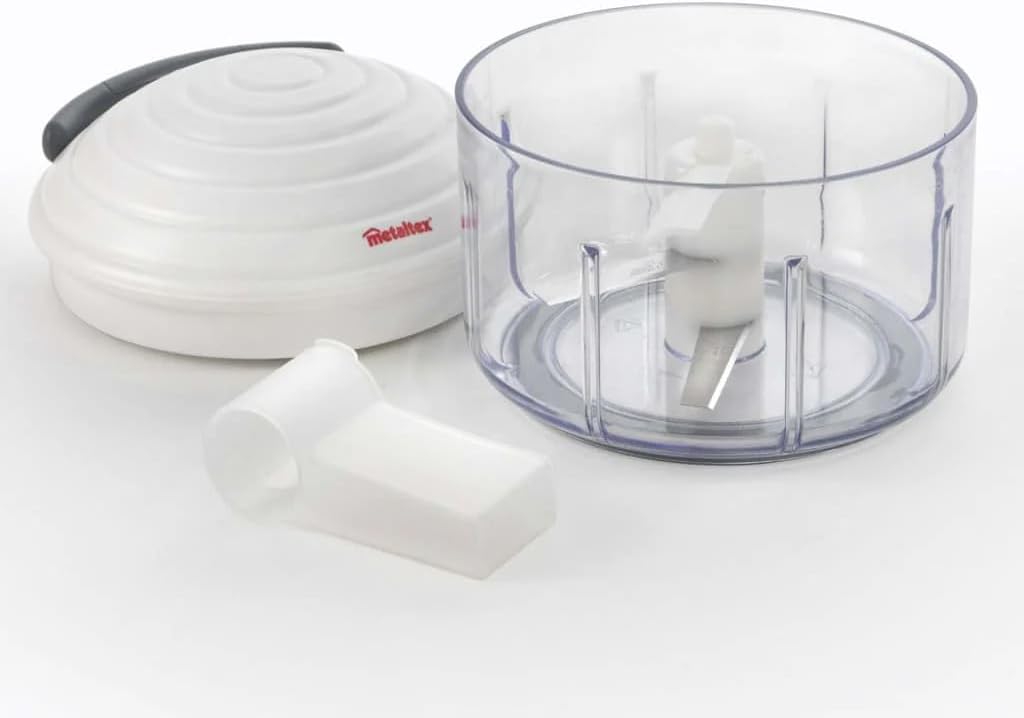 Metaltex 251680 "Rotomac" Vegetable Cutter, White/Transparent/Black