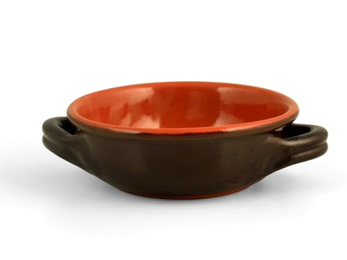 Vulcania 5671318 Tegame 2 Manici in Ceramica, Cm 18