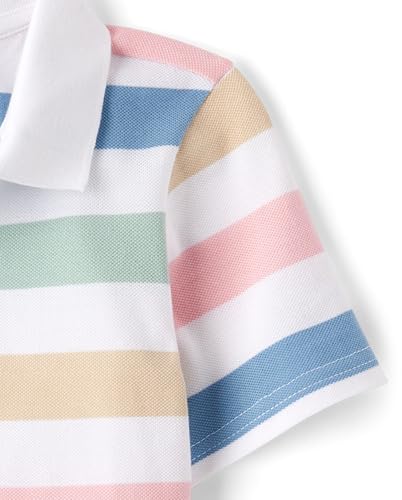 Image of The Children's Place Boys' Uniform Short Sleeve Pique Polo