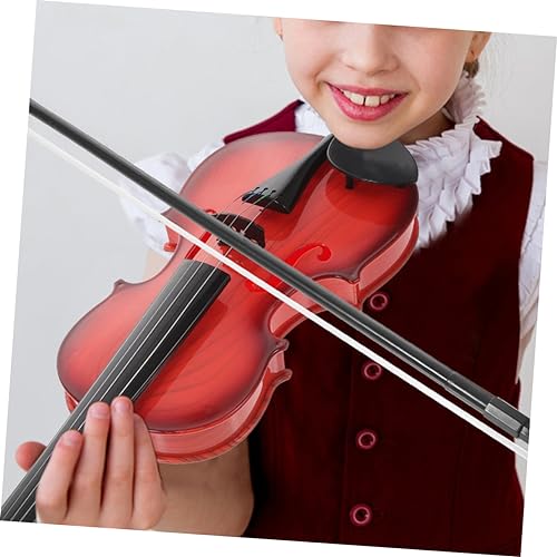 TOYANDONA 1 Conjunto De Corda minúsculo violino crianças violino instrumentos musicais ornamento bri