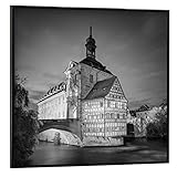 artboxONE Poster mit schwarzem Rahmen 40x40 cm Städte 