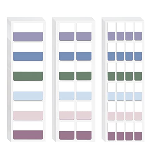 Lot de 420 bandes adhésives Morandi - Index inscriptibles - Notes adhésives - Notes adhésives - Pour lecture d'index - Classeur à documents - Notes de livres Cover