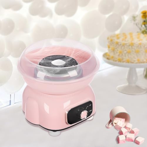 Zuckerwattemaschine Set, Zuckerwatte Maschine 500W Zuhause Retro Cotton Candy Machine Für Verschiedene Partys Rosa Cotton Candy Machine – Bild 3