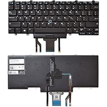 استبدال لوحة المفاتيح ذات الإضاءة الخلفية متوافق مع Dell EducationLatitude E5450 E5470 E5480 E7450 P40G E7470 E7480،Latitude 14 5480 5488 5490 5491 7480 7490 مع تخطيط المؤشر الأمريكي