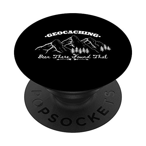 Geocaching Hommes Femmes Jeunesse Geocacher Gift Mountain PopSockets PopGrip Cover