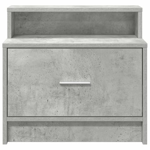 Armoire de rangement avec étagère de nuit lot de 2 en bois durable - 5
