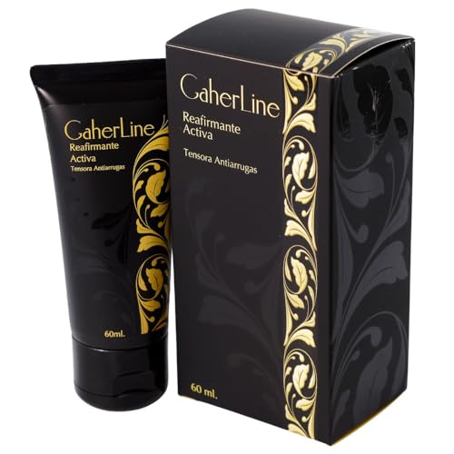 GaherLine Crema Facial Antiarrugas Tensora, Piel más Firme, Hidratada y Revitalizada. Crema Efecto Lifting Reafirmante Incrementa la Elasticidad, Reduce la Flacidez y Difumina Arrugas en Cara y Cuello