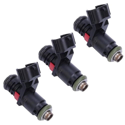 Slakerbe 03E906031C Lot de 3 injecteurs compatibles avec Polo 9N Cordoba 6L Ibiza 6L Fabia 6Y Roomster 5J 1.2, 03E906031C Unité d'injection de carburant – vue 2