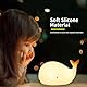 LOVERUIS Nachtlicht Kinder, 7 Farben Nachtlampe Baby Nachtleuchte, Kawaii Nachtlicht Deko Babyzimmer Deko Nachtlicht Kinder Nachtlicht USB, tragbaren für Deko Geschenk (Wal)