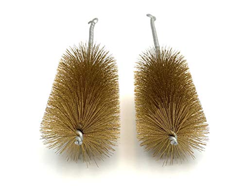 Ctsyuqoo Pipe Cleaning Brush Set With Brass Bristles, 9 Piece Variety Pack For Auto Parts, Bottles, Guns, Tubes, Etc. #TOP3