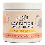 Freshly Moms Lactation Smoothie Mix – Organic, Vegan Breastfeeding Supplement- Unsweetened,...