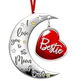 Bestie Ornament Bestie Gifts for Women Friendship - Gifts for Friends Female, Best Friend Ornament for Women Birthday, BFF Soul Sister Work Bestie Gift for Thanksgiving Galentine's Day
