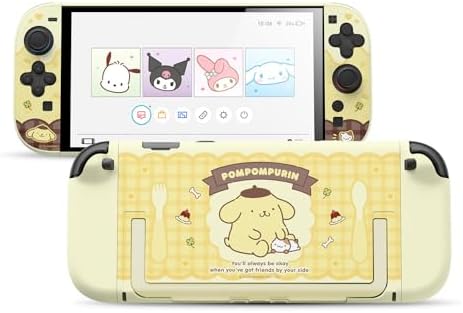 （06:30時点） Kuitmor Switch 2 Switchカバー switch2対応 スイッチ2025 スイッチ PC製 joy con 保護カバー 分体式 全面保護 薄型 傷防止 汚れ防止 対応耐衝撃 取り外し簡単 可愛い プレゼント 楽しい仲間たち (イエロー)