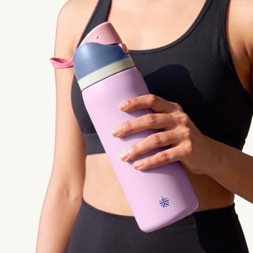 Image of CULT HydroLux Stainless Steel Water Bottle 710ml | Insulated Gym Flask for Women & Men | Leakproof Sports Sipper for Office, Travel & School Kids (Pink)