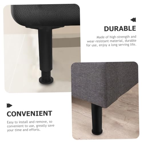Patas de cama regulables Baluue soporte central de somier de altura ajustable 4 piezas 4
