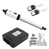 DAOHHFO Automatischer Drehtorantrieb 50W Torantrieb Flügeltor 300KG Flügeltorantrieb Torantrieb mit 2 Fernbedienung Arm Swing Gate Opener für Max. Torlänge 5,5m, Geringeres Rauschen