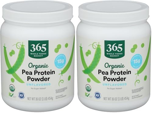 365 by Whole Foods Market, Organic Pea Protein, 16 Ounce (Pack of 2) image 3